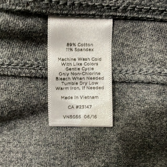 Talbots Straight Dark Grey Gray Jogger Sweatpants US Size Mp - Picture 6 of 6